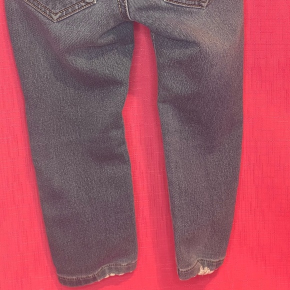 CAT & JACK DISTRESSED TIE WAIST SKINNY JEANS SIZE 3T - Picture 6 of 7